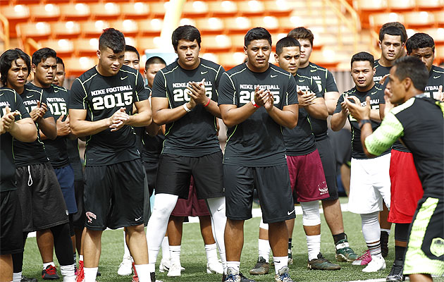 Nike Football Combine results and video 